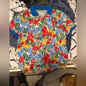St33le Brand Floral Polo. Size L. Never worn.